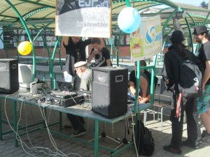 Élő rádióshow a II. Helyi termék piacon