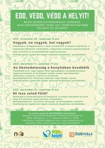 Vedd, edd védd a helyit! előadássorozat indul Baján!